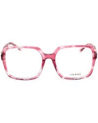 Guess - Oversized Square-Frame Glasses - Lyst
