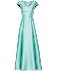 Blanca Vita - Arnica Satin Flared Gown - Lyst