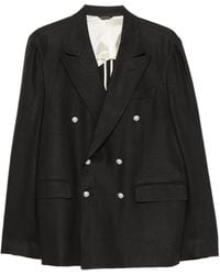 Brian Dales - Double-Breasted Peak-Lapel Blazer - Lyst