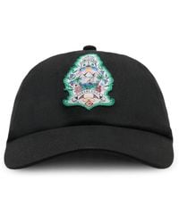 CASABLANCA - Hotel Emblem Cotton Hat - Lyst