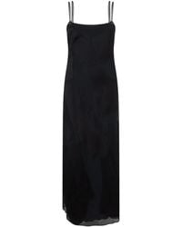 Moschino - Patchwork Mesh-Panelled Maxi Dress - Lyst