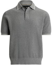 Ralph Lauren - Waffle-Knit Cotton Polo Shirt - Lyst