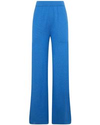 Moorer - Matilde Fine-Knit Wide-Leg Trousers - Lyst