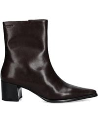 Vagabond Shoemakers - 57 Mm Giselle Enkellaarzen Met Puntige Neus - Lyst