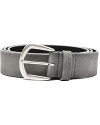 Officine Creative - Suede Buckle Belt - Lyst