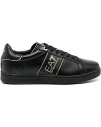EA7 - Ea7 Classic レザースニーカー - Lyst