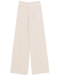 Eleventy - Ribbed Drawstring Trousers - Lyst