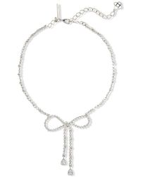 Oscar de la Renta Halskette mit Schleife - Weiß