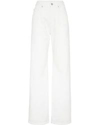 Brunello Cucinelli - Vaqueros Anchos De Talle Medio - Lyst