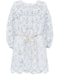 Zimmermann - レースディテール ミニドレス - Lyst