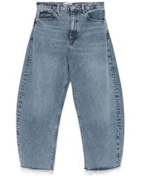FRAME - Cropped Jeans - Lyst