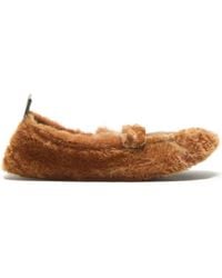 Acne Studios - Shearling Loafers - Lyst