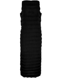 Issey Miyake - Pleated Sleeveless Maxi Dress - Lyst