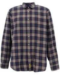 B.D. Baggies - Check-Pattern Long-Sleeve Shirt - Lyst