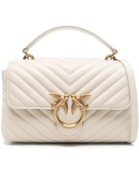 Pinko - Mini Handbag Lady Love Bag Puff Chevron - Lyst