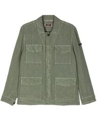 Peserico - Four-Pockets Linen Shirt - Lyst