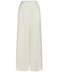 Twp - Avery Pleated Wide-Leg Trousers - Lyst