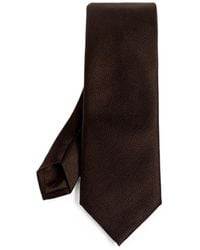 Giorgio Armani - Diagonal-Stripe Silk Tie - Lyst