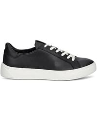 Ecco - Baskets En Cuir À Lacets - Lyst