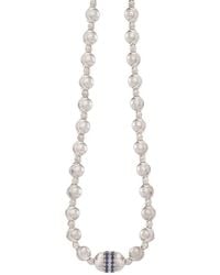 Officina Bernardi - 18Kt Empire Sapphire Necklace - Lyst