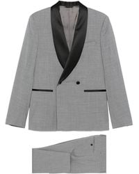 Manuel Ritz - Shawl-Lapel Double-Breasted Suit - Lyst