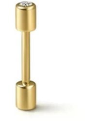 Shihara - 18Kt Twist Pin 01 Diamond Earring - Lyst