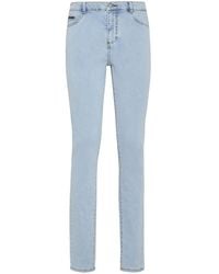 Philipp Plein - Logo-Plaque Skinny-Cut Jeans - Lyst