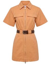 Nicholas - Embla Belted Utility Mini Dress - Lyst