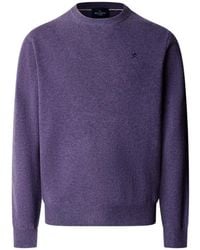 Hackett - Lambswool Crew-Neck Sweater - Lyst