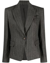 Brunello Cucinelli - Single-Breasted Blazer - Lyst
