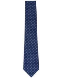 Kiton - Geometric-Pattern Silk Tie - Lyst