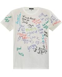 R13 - T-Shirt Met Print - Lyst