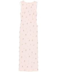 Jonathan Simkhai - Claudia Floral-Embellished Sleeveless Maxi Dress - Lyst