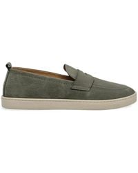Henderson - Pebbled Leather Loafers - Lyst