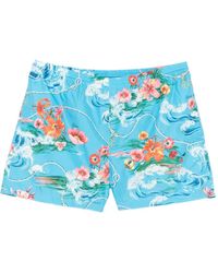 Gucci - Floral-Print Swim Shorts - Lyst