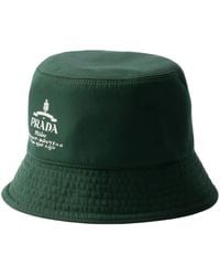 Prada - Technical-Cotton Bucket Hat - Lyst