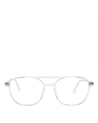 Tom Ford - Pilot-Frame Clear-Lenses Glasses - Lyst