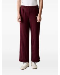 Sporty & Rich - Logo-Embroidered Side-Stripe Track Pants - Lyst