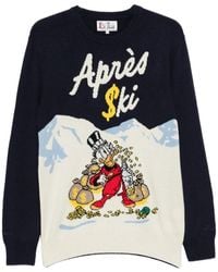 MC2 Saint Barth - Heron Crewneck Sweater With Scrooge Mcduck Intarsia Special Edition - Lyst