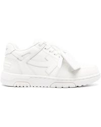Off-White c/o Virgil Abloh - Women Out Of Office Calf Leather Sneakers - Lyst