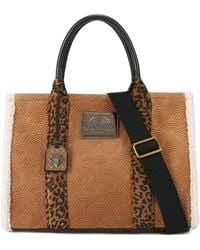 Kurt Geiger - Southbank Suede Tote Bag - Lyst