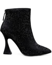 Kat Maconie - Crystal-Embellished Pointed-Toe Ankle Boots - Lyst