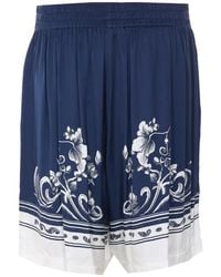 ih nom uh nit - Elasticated Floral Print Shorts - Lyst