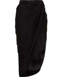 GAUGE81 - Paita Draped Asymmetric Silk Skirt - Lyst