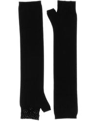 P.A.R.O.S.H. - Look26 Bead-Embellished Fingerless Gloves - Lyst