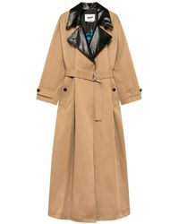 MSGM - Belted Trench Coat - Lyst