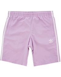 adidas - 3-Stripes Swim Shorts - Lyst