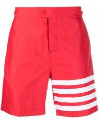 Thom Browne - 4-Bar Swim Shorts - Lyst