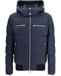 Moose Knuckles - Hooded Zip Bomber Jacket - Lyst