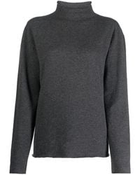 Jil Sander - Mock-Neck Knitted Jumper - Lyst
